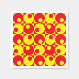 Ontwerp Retrostijl Servet