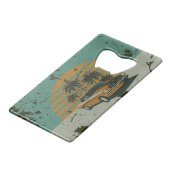  ontwerp roestvrijstalen flesopener kredietkaart flessenopener (Achterkant Gekanteld)