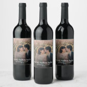 Ontwerp samen uw Eerste Kerstmis foto Wijn Etiket (Flessen)