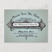 ontwerp Sla de datum op - Kies uw eigen kleur Briefkaart (Voorkant)