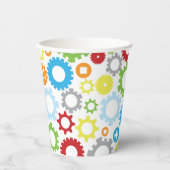 Ontwerp tandwieloverbrengingen | Papierbeker voor  Papieren Bekers (Voorkant)