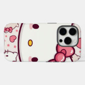 Ontwerp telefoonhoesje met leuk kat Case-Mate iPhone case (Achterkant (horizontaal))