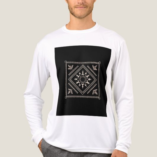 Ontwerp Tri-Blend Shirt (Voorkant volledig)