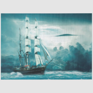 Ontwerp uit de Nautical Series 15 Tissuepapier