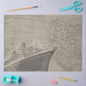Ontwerp uit de Nautical Series 18 Tissuepapier (Craft)