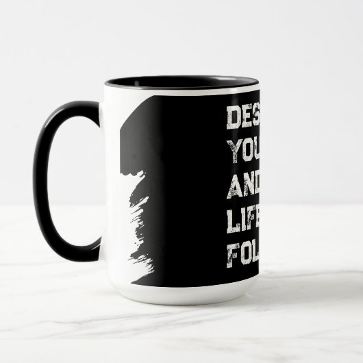 Ontwerp uw dagen... mok (Links)