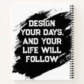 Ontwerp uw dagen... notitieboek (Achterkant)