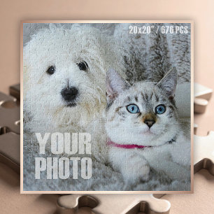 Ontwerp uw eigen 20x20"/676 stuks aangepaste foto legpuzzel