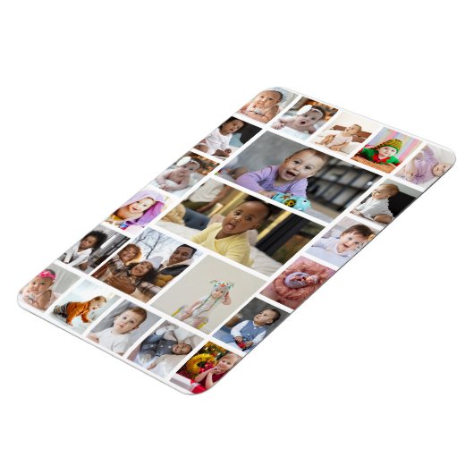 Ontwerp uw eigen 22 fotocollage ingelijst kunst magneet (Linkerzijde)