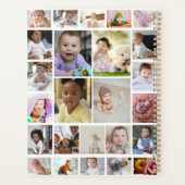 Ontwerp uw eigen 25 foto collage Poster Planner (Achterkant)