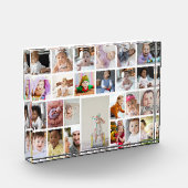 Ontwerp uw eigen 25 fotocollage ingelijst kunst fotoblokken (Links)