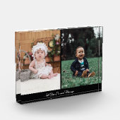 Ontwerp uw eigen 2 fotocollage fotoblokken (Links)