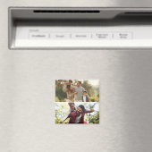 Ontwerp uw eigen 2 fotocollage magneet (Insitu (Vaatwasser))