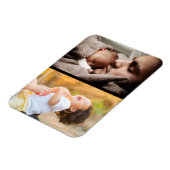 Ontwerp uw eigen 2 fotocollage magneet (Linkerzijde)