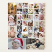 Ontwerp uw eigen 35 fotocollage Poster Planner (Achterkant)