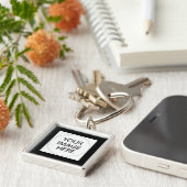 Ontwerp uw eigen aangepaste cadeautjes - Creëer uw Sleutelhanger (Zijkant)
