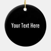 Ontwerp uw eigen aangepaste foto keramische Orname Keramisch Ornament (Achterkant)