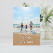 Ontwerp uw eigen aangepaste foto kerst Kaart (Staand voorkant)