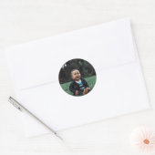 Ontwerp uw eigen aangepaste foto ronde sticker (Envelop)