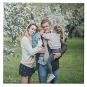 Ontwerp uw eigen aangepaste gepersonaliseerde foto tegeltje (Voorkant)