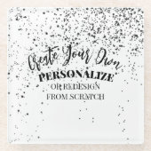 Ontwerp uw eigen aangepaste glazen onderzetter (Voorkant)