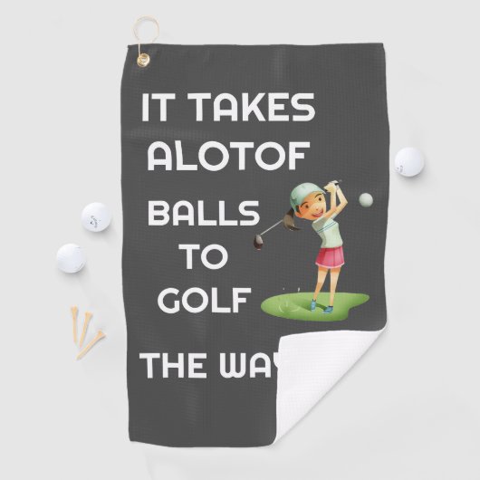 Ontwerp uw eigen aangepaste Golfhanddoeken Golfhanddoek (Insitu)