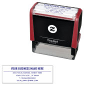Ontwerp uw eigen aangepaste info adres stempel Sja (In situ)
