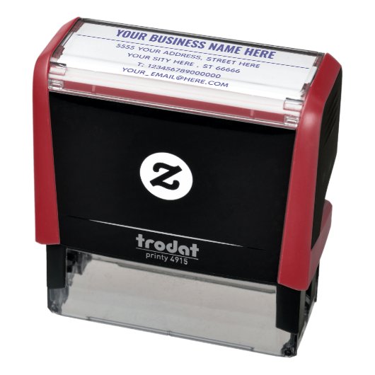 Ontwerp uw eigen aangepaste info adres stempel Sja (Product)