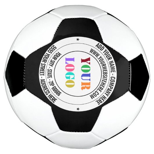 Ontwerp uw eigen aangepaste Logo en tekst Voetbal (Gedraaid)