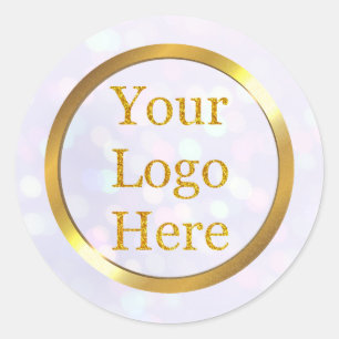Ontwerp uw eigen aangepaste moderne logo-bedrijf ronde sticker