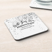 Ontwerp uw eigen aangepaste ontwerp bier onderzetter (Linkerzijde)