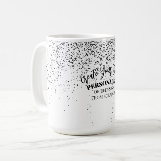 Ontwerp uw eigen aangepaste ontwerp koffiemok (Voorkant links)