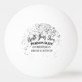 Ontwerp uw eigen aangepaste ontwerp pingpongballen (Voorkant)