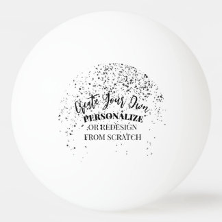 Ontwerp uw eigen aangepaste ontwerp pingpongballen