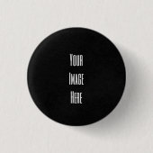 Ontwerp uw eigen aangepaste ontwerp ronde button 3,2 cm (Voorkant)