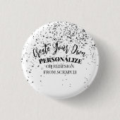 Ontwerp uw eigen aangepaste ontwerp ronde button 3,2 cm (Voorkant)
