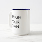 Ontwerp uw eigen aangepaste, op maat gesneden Mok (Voorkant links)