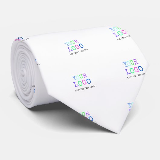 Ontwerp uw eigen aangepaste persoonlijke Logo Stropdas (Opgerold)