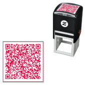Ontwerp uw eigen aangepaste QR-code Zelfinkkend st Zelfinktende Stempel (In situ)