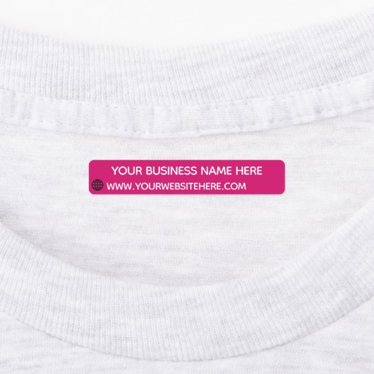 Ontwerp uw eigen aangepaste tekstkleur bedrijfslab labels (Aangebracht)