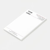 Ontwerp uw eigen aangepaste zakelijke Post-it® not Notes (Schuin)