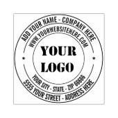 Ontwerp uw eigen adres rubber stempel sjabloon (Afrduk)