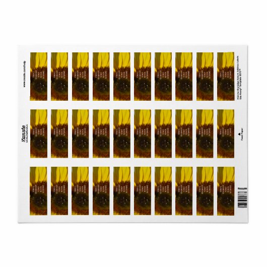 Ontwerp uw eigen Adresetiketten Etiket (Full Sheet)