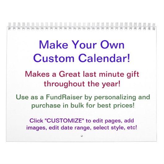 Ontwerp uw eigen agenda ~ Maak uw eigen agenda! Kalender (Hoes)