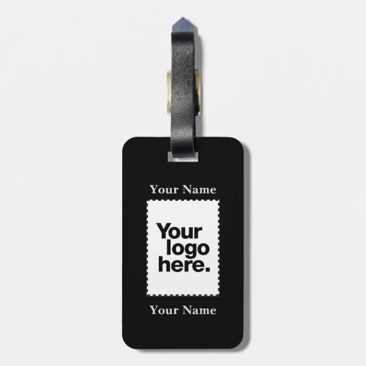 Ontwerp uw eigen bagagelabel (Achterkant verticaal)