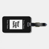 Ontwerp uw eigen bagagelabel (Achterkant horizontaal)