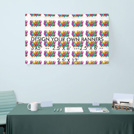 Ontwerp uw eigen banners voor bedrijven, partijen, (Beurs)