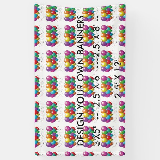 Ontwerp uw eigen banners voor bedrijven, partijen, (Verticaal)