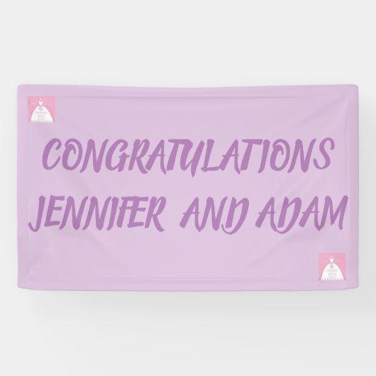 Ontwerp uw eigen banners voor WEDDING (Horizontaal)