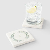 Ontwerp uw eigen bijtende waterverf met een monogr stenen onderzetter (Zijkant)